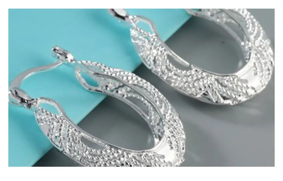 Créoles Argent Élégantes