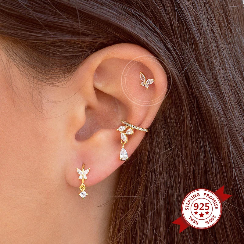 Créoles Papillon Zircon