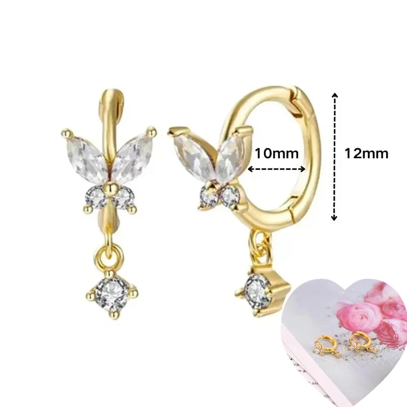 Créoles Papillon Zircon