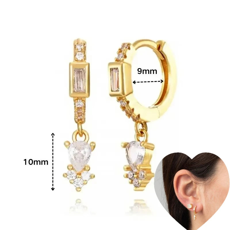 Créoles Papillon Zircon