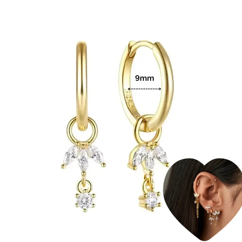 Créoles Papillon Zircon