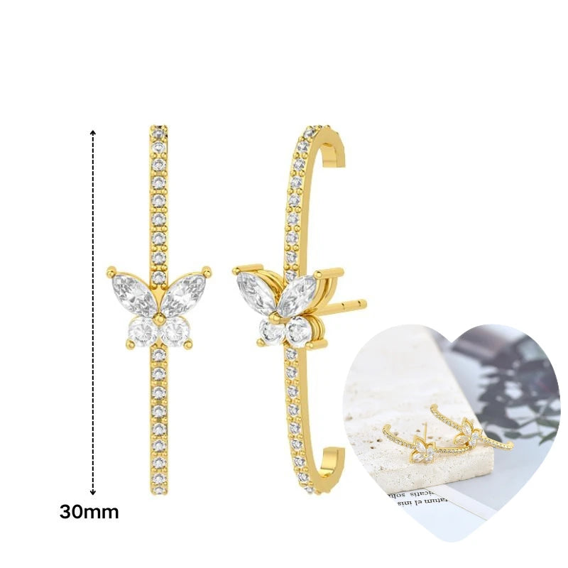 Créoles Papillon Zircon