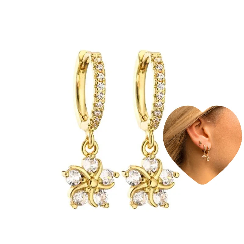 Créoles Papillon Zircon