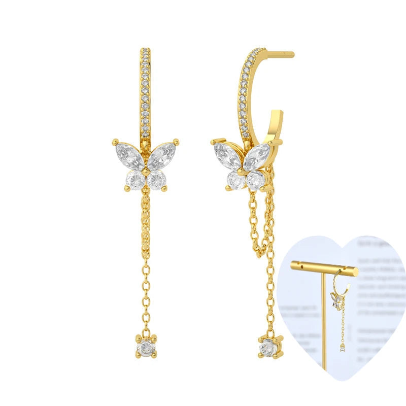 Créoles Papillon Zircon