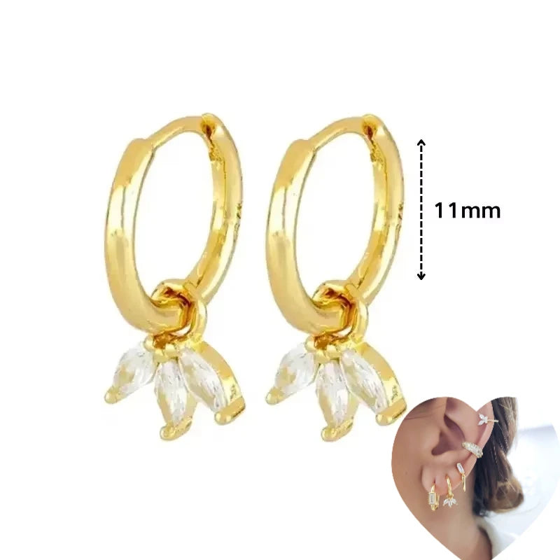 Créoles Papillon Zircon