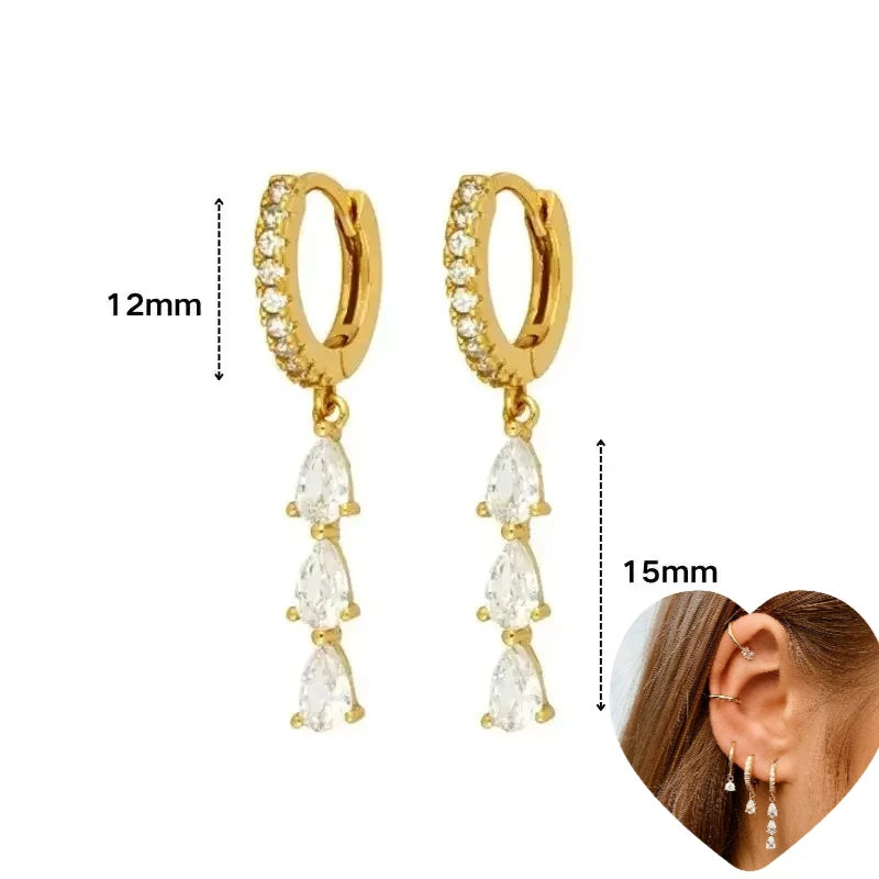 Créoles Papillon Zircon