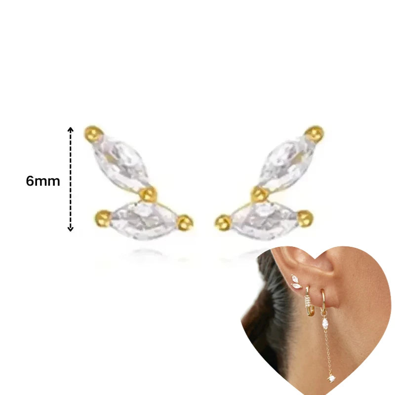 Créoles Papillon Zircon